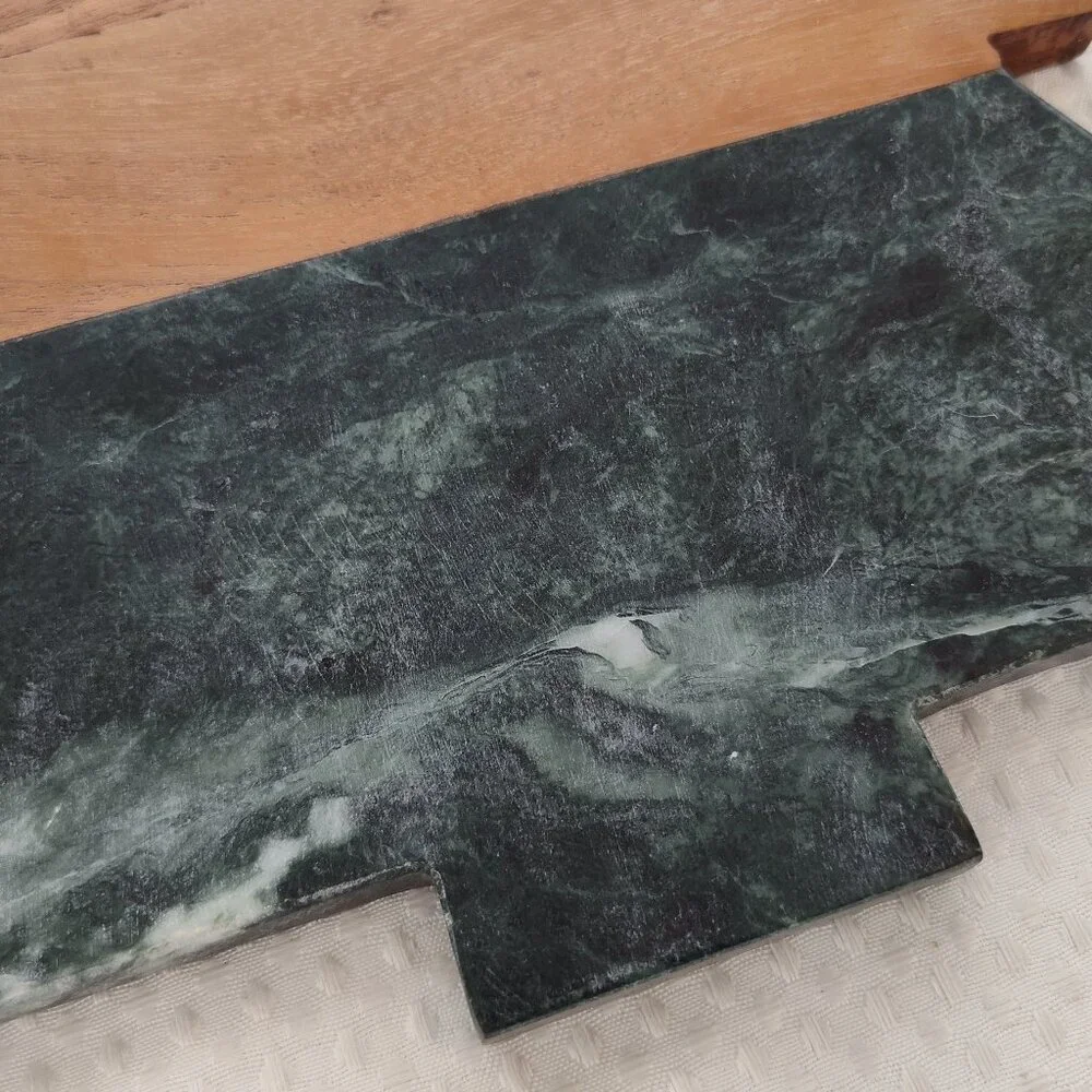 Cheese Charcuterie Cutting Board, Marble & Wood, Christmas Tree